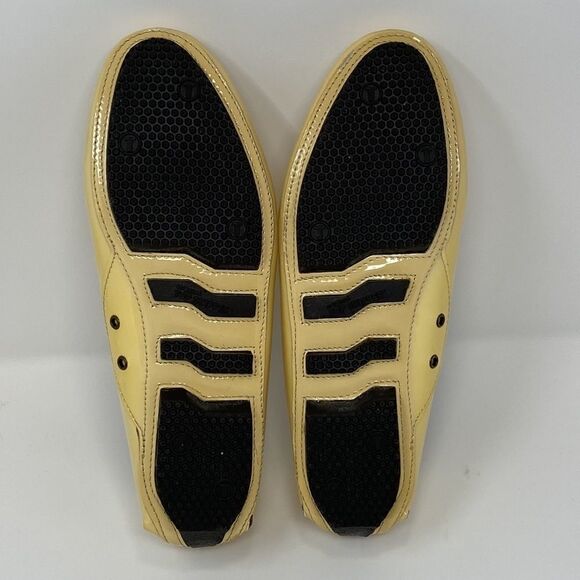 Carvela Original Top Skipper Vintage Desert Driving Boots Yellow Patent Leather - Picture 12 of 16